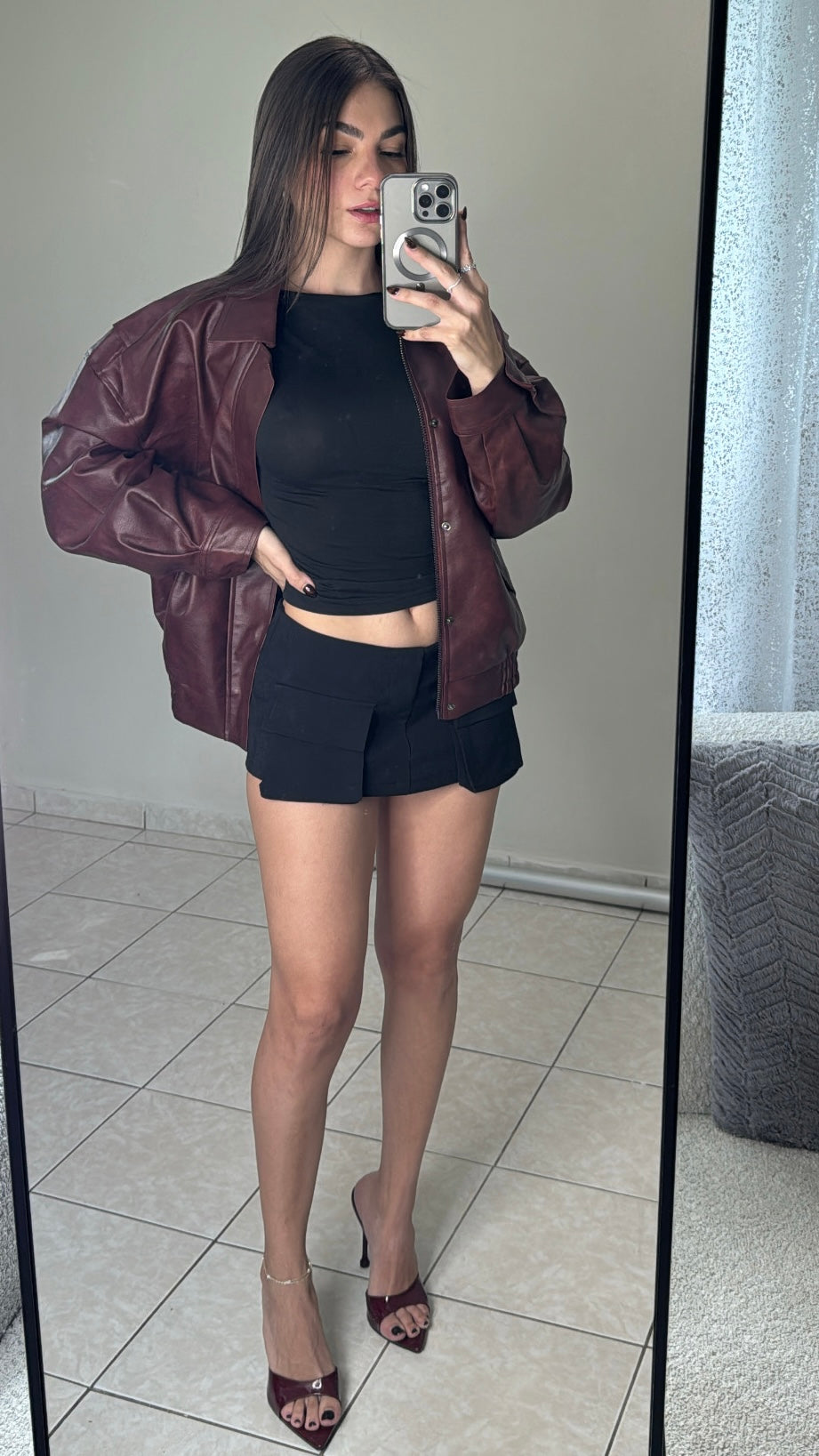 Burgundy Jacket