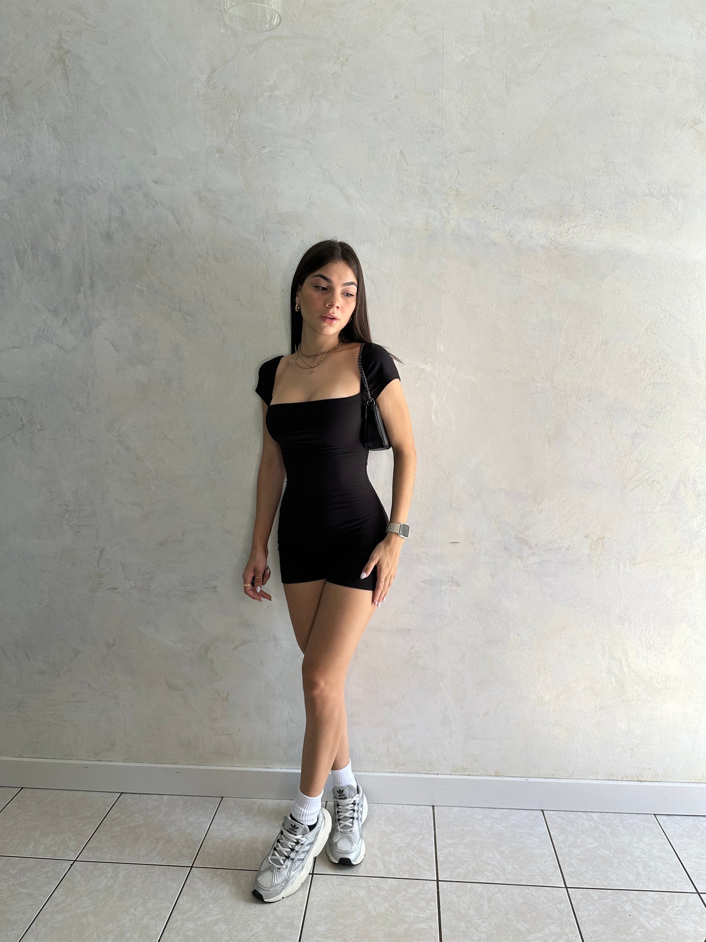 Makii Black Romper